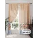 Комплект штор At home Базовая коллекция AT940801 на шторной ленте 260x150 см цвет бежевый