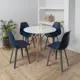 Стул Derstuhl Plast dark grey DSL044.317.4 45x82x46 см полипропилен цвет темно-синий