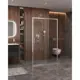 Душевой уголок Cezares Molveno 645692 прямоугольный 117x90см серебристый блеск профиль эффект стекла без покрытия