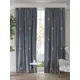 Комплект штор At home Базовая коллекция AT947876 на шторной ленте 280x150 см цвет синий