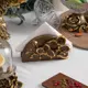 Салфетница BOGACHO Орхидея мрамор бронзовый, 22670_бронзовый