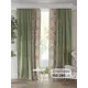 Комплект штор At home Базовая коллекция AT947810 на шторной ленте 280x150 см цвет зеленый