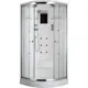 Душевая кабина Timo Lux T-7701 100x100 см стекло прозрачное поддон средний