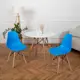 Стул кухонный Derstuhl Wood комплект 2 шт 45x82x46 см полипропилен цвет синий