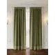 Комплект штор At home Базовая коллекция AT947182 на шторной ленте 280x150 см цвет зеленый
