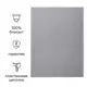 Штора рулонная блэкаут Kreaforta Vorga 40x160 см серая