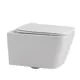 Комплект инсталляция с унитазом Abber Rechteck AC1201-AC0105-AC0121MW цвет белый