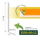Гибкий плинтус самоклеящийся Grace Flex Дуб Атланта 48х13x3000 мм