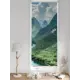 Рулонная штора блэкаут At Home ЛургасAT785105068, 68x170см, цвет белый, зеленый, синий, бирюзовый