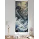 Рулонная штора блэкаут At Home ЛургасAT785110068, 68x170см, цвет бежевый, синий, серый
