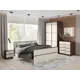 Шкаф-купе Bts 221.6x114х61 см 7 полок лдсп цвет коричневый