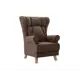Кресло Элегия Лацио 145561 98x112x93 см велюр цвет корица, микровелюр