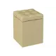 Пуф искусственная кожа Бонмебель Квадро 1 87336, 36x44 см, цвет бежевый