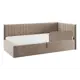 Кровать Mebelson 186607 212x78x101.5 см ЛДСП цвет латте, велюр