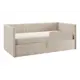 Кровать Mebelson 186545 212x78x101.5 см ЛДСП цвет капучино, велюр