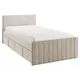 Кровать Mebelson 186383 101.5x78x212 см ЛДСП цвет капучино, велюр