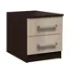 Тумба прикроватная Bts Фиеста 40x45x41 см 2 ящика ЛДСП цвет венге/лоредо 2 шт.