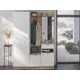 Комплект мебели для прихожей Стендмебель Юкки 140x200x42 см ЛДСП цвет белый
