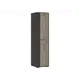 Шкаф распашной Стендмебель 50.2x200x50 см ЛДСП цвет железный камень / дуб крафт серый