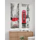 Рулонная штора блэкаут At Home НокретAT785100057, 57x170см, цвет белый, красный, серый