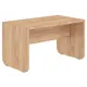 Журнальный столик прямоугольный Бонмебель 35x35x61.6 см бежевый