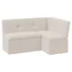 Диван кухонный Бонмебель Квадро 3 155 x 82 x 110 см цвет бежевый, ткань