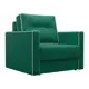 Кресло Правила мебели Лагос 97x95x93 см велюр цвет зеленый/велюр