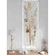 Рулонная штора блэкаут At Home НокретAT785120057, 57x170см, цвет белый, оранжевый