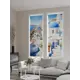 Рулонная штора At Home AT784133057, 57x170см, цвет белый, синий