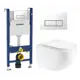 Комплект инсталляция с унитазом Geberit 472003 цвет белый