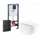 Комплект инсталляция с унитазом Grohe 472008 цвет белый