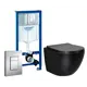 Комплект инсталляция с унитазом Grohe 472104 цвет черный