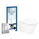 Комплект инсталляция с унитазом Grohe 500497 цвет белый
