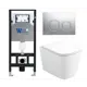 Комплект инсталляция с унитазом Weltwasser 512975 цвет белый