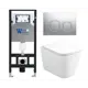 Комплект инсталляция с унитазом Weltwasser 512980 цвет белый