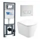 Комплект инсталляция с унитазом Weltwasser 513099 цвет белый