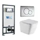 Комплект инсталляция с унитазом Weltwasser 529981 цвет белый
