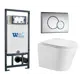 Комплект инсталляция с унитазом Weltwasser 529983 цвет белый