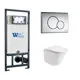 Комплект инсталляция с унитазом Weltwasser 534963 цвет белый