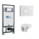 Комплект инсталляция с унитазом Weltwasser 542019 цвет белый