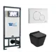 Комплект инсталляция с унитазом Weltwasser 542052 цвет черный