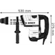 Перфоратор сетевой SDS Max Bosch Professional GBH 8-45 D, 0611265100, 1500 Вт, 12.5 Дж