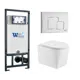 Комплект инсталляция с унитазом Weltwasser 542263 цвет белый