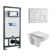 Комплект инсталляция с унитазом Weltwasser 542296 цвет белый