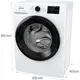 Стиральная машина Gorenje Wpnei72sa1swifi/c 60x85x46.5см 7 кг цвет белый