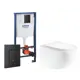 Комплект инсталляция с унитазом Grohe 552626 цвет белый
