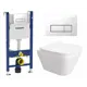 Комплект инсталляция с унитазом Geberit 553488 цвет белый