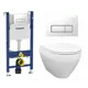 Комплект инсталляция с унитазом Geberit 553489 цвет белый