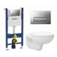 Комплект инсталляция с унитазом Geberit 553544 цвет белый