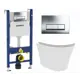 Комплект инсталляция с унитазом Geberit 553572 цвет белый